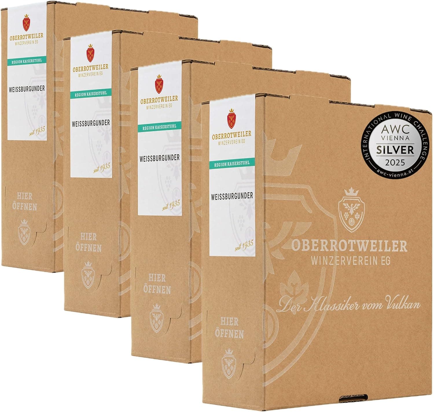 Weißburgunder Wein-Box 3 Liter trocken l Bag-in-Box